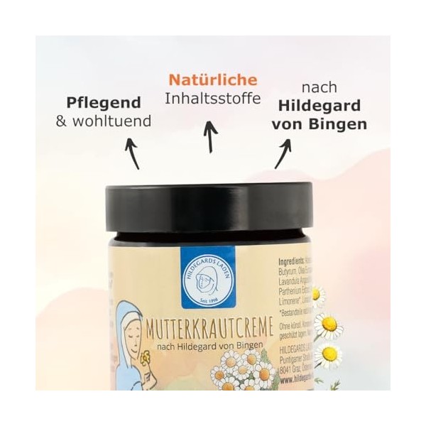 Crème dagripaume | daprès Hildegard von Bingen | 100 % naturelle | Crème de soin | fidèle à loriginal | 50 ml