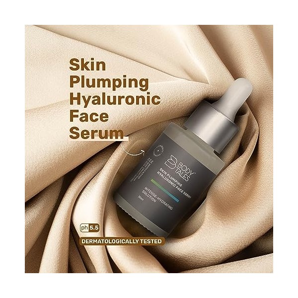 BODYTALES HA 2% Serum Suits All Skin Types for Clear, Blemish-Free, Bright Skin for Dark Circles, Fine Lines, Glowing Skin, H