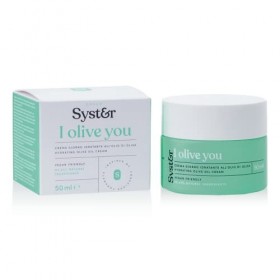 Syster Crème Hydratante et Nourrissante à lhuile dolive pour le visage - Made in Italy, Végan, Sans paraben, Sans silicones