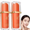 Lot de 3 crèmes de maquillage japonaises à la vitamine C - Crème éclaircissante contre les taches brunes - Hydratante longue ...