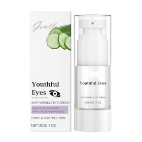 Crème Contour Des Yeux Revitalisante for Les Yeux Fatigués - Formule Hydratante for Éclaircir, Lisser et Rafraîchir la Zone D