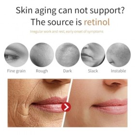 PAZRSASX Rétinol crème Anti-âge et Anti-Rides. Éclaircir Les ridules et resserrer la Peau du Visage