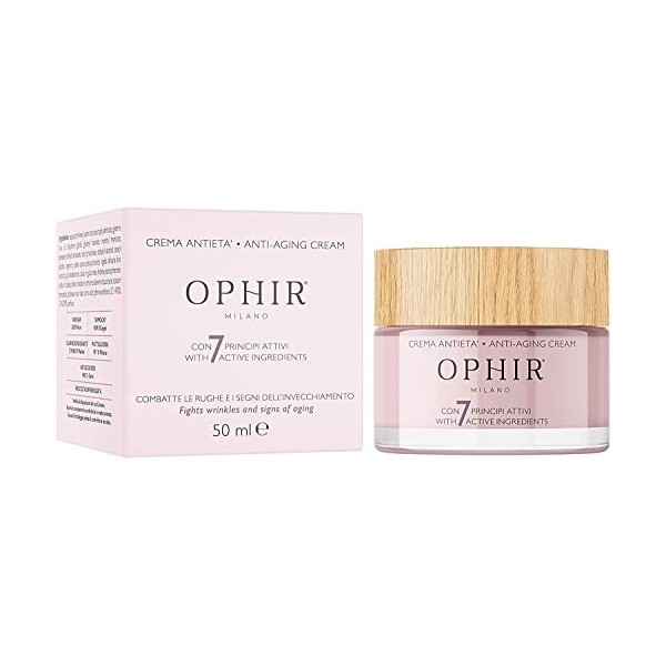 Crème anti-âge OPHIR - Crème de jour et de nuit - Crème hydratante visage anti-âge pour femmes avec 7 principes actifs - Crèm