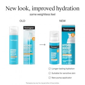 Neutrogena Hydro Boost Hyaluronic Acid Facial Moisturizer with Broad Spectrum SPF 50 Sunscreen, Daily Water Gel Face Moisturi