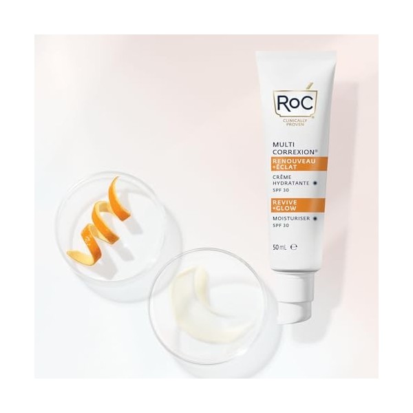 ROC MULTI CORREXION REVIVE + GLOW SPF30 50ML Crème Jour et Nuit