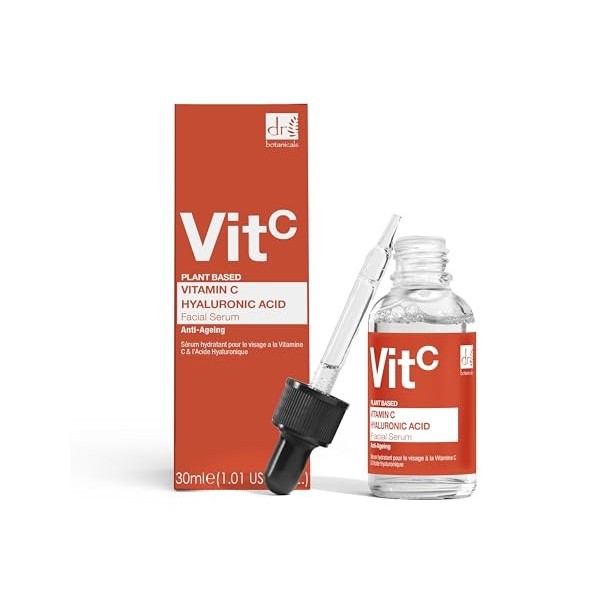 Vitamin C 5% & Hyaluronic Acid 2% Hydrating Facial Serum 30ml