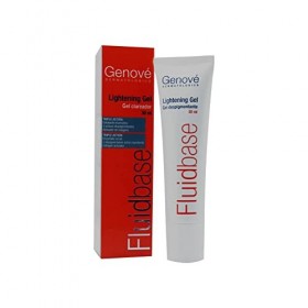 Fluidbase Gel Décolorant | Crème Visage Dépigmentante pour Taches sur le Visage | Comprend Protection Solaire | Vitamines A,C