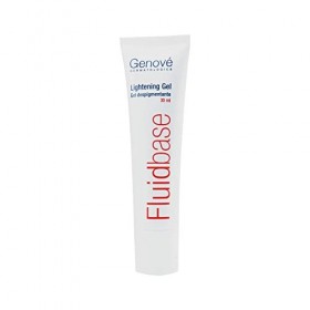 Fluidbase Gel Décolorant | Crème Visage Dépigmentante pour Taches sur le Visage | Comprend Protection Solaire | Vitamines A,C