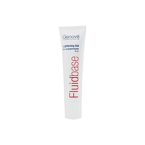 Fluidbase Gel Décolorant | Crème Visage Dépigmentante pour Taches sur le Visage | Comprend Protection Solaire | Vitamines A,C