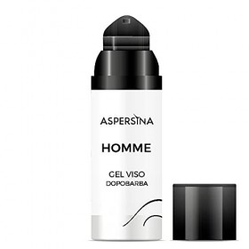 Nouveauté 2021 - Aspersine Homme Gel Visage Dopobarba - Calmante et Rafraîchissant - Spécifique pour Irriations et Rosseurs -