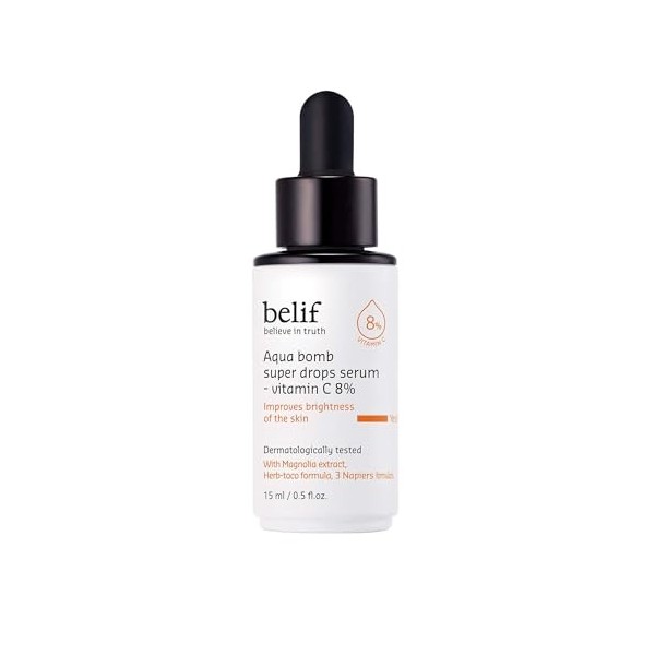 belif Super Drops - Sérum Hyaluronique Multi-7 | Hydratation profonde légère avec Panthénol & 7 types dAcides Hyaluroniques, ...