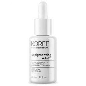 Korff Depigmenting AA-PE Sérum Viso, Traitement pour la correction de lhyperpigmentazine, Réduit les macx, Peau lumineuse, F
