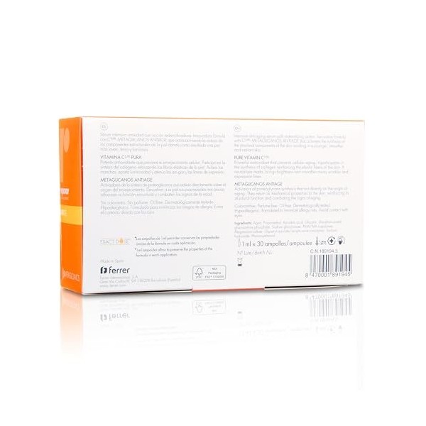 Repavar Revitalisant - Sérum à base de Métaglycanes Anti-Âge et Action Raffermissante - à la Vitamine C - Une Peau Plus Jeune