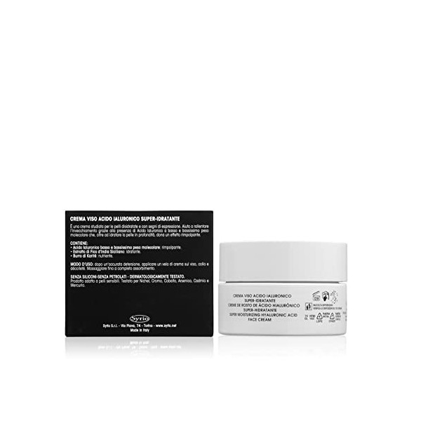 SYRIO Blift Age Supreme, Hyaluronic Hydra Complex Face Cream, Crème Visage Acide Hyaluronique Hydratant avec acide hyaluroniq