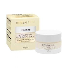 Crème visage jour anti-rides Regen Skin Deliplus SPF 20 peau normale, sèche et très sèche | 1 pot de 50 ml