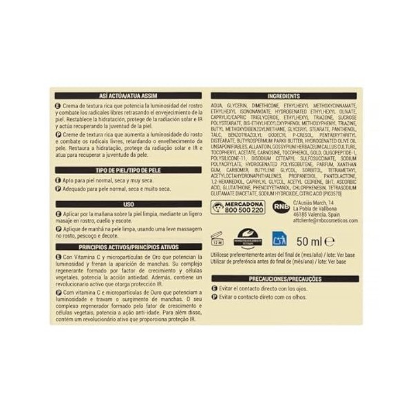 Crème visage jour anti-rides Regen Skin Deliplus SPF 20 peau normale, sèche et très sèche | 1 pot de 50 ml