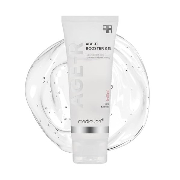 Medicube Age-R Booster Gel Sérum pour appareils de soins de la peau : sérum hydratant et nourrissant pour le visage avec extr