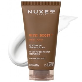 Nuxe Men Instant Fatigue-Fighter Hydratant 50 ml, Gel dhydratation 24H avec acide hyaluronique et niacinamide, formule énerg