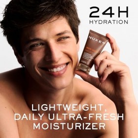 Nuxe Men Instant Fatigue-Fighter Hydratant 50 ml, Gel dhydratation 24H avec acide hyaluronique et niacinamide, formule énerg