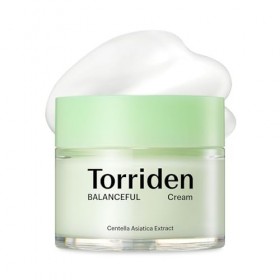 Torriden BALANCEFUL Crème 80 ml | Soin hydratant apaisant et nourrissant pour peaux grasses et sensibles | Avec CICA 5D, acid