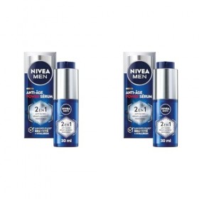NIVEA MEN Sérum Power 2-en-1 LUMINOUS630® anti-âge & anti-taches 1 x 30 ml , Sérum hydratant enrichi en acide hyaluronique, ...