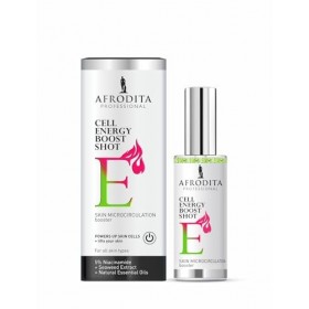 Afrodita Professional Cell Energy Boost Shot Sérum pour le visage 30 ml - Booster de microcirculation cutanée avec 5 % de nia