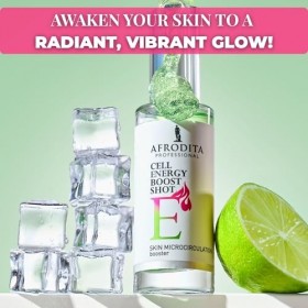 Afrodita Professional Cell Energy Boost Shot Sérum pour le visage 30 ml - Booster de microcirculation cutanée avec 5 % de nia