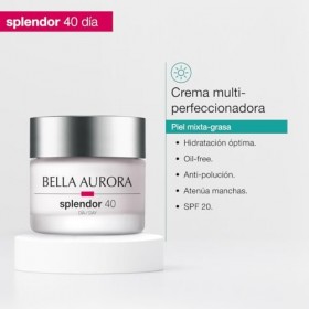 Bella Aurora, Bella, Crème de jour multi-perfectrice, Crème de nuit restructurante, Hydratant 40+ ans 50ml 