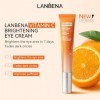 LANBENA Crème contour des yeux à la vitamine C pour homme et femme