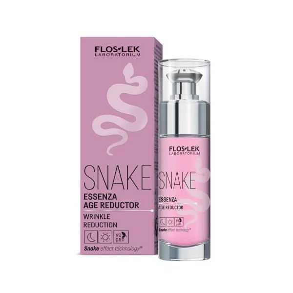 FLOSLEK Sérum anti-rides jour et nuit pour le visage avec venin de serpent et peptides | 30 g |Pour tous les types de peau