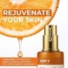 Envy Sérum de vitamine C avec vitamine E et glycérine : peau, réduction des taches sombres et anti-âge, sérum hydratant pour 
