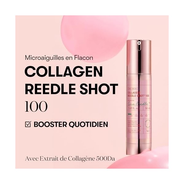 VT COSMETICS Sérum De Microneedling Collagen Reedle Shot 100 Au Collagène 1,69 Fl Oz 50 Ml