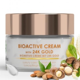 Green idea - Crème Bioactive à lOr 24K - Creme visage - Soin de Luxe pour Peau Mature - Revitalisant - Anti-Âge - Anti-Rides