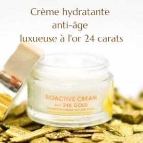 Green idea - Crème Bioactive à lOr 24K - Creme visage - Soin de Luxe pour Peau Mature - Revitalisant - Anti-Âge - Anti-Rides