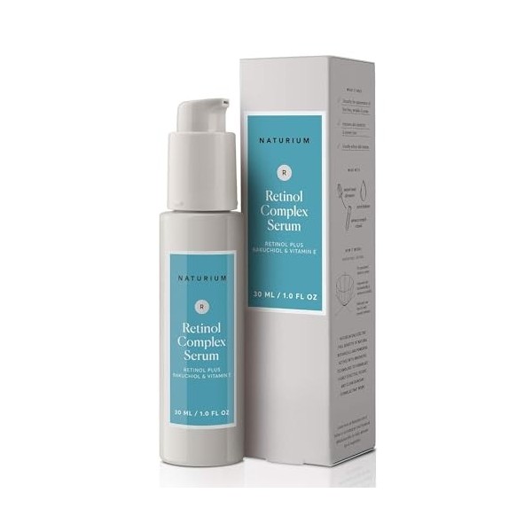 Sérum complexe au rétinol 2,5 % – 28,3 g, renforce le collagène, peau lisse, teint uniforme, nettoyage de la peau, anti-âge, 