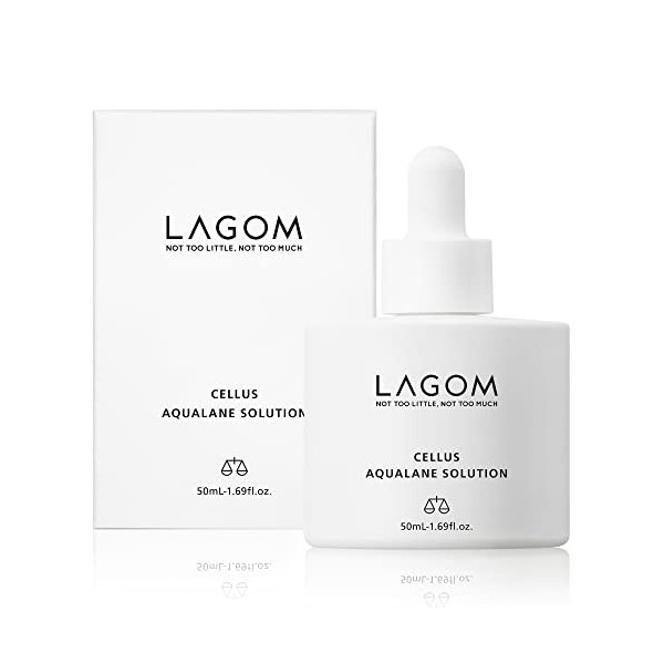 LAGOM Cellus Aqualane Solution Sérum végétal Squalane Essence Sérum naturel Vegan Morning Texture Firmer Aquatide Tocopherol