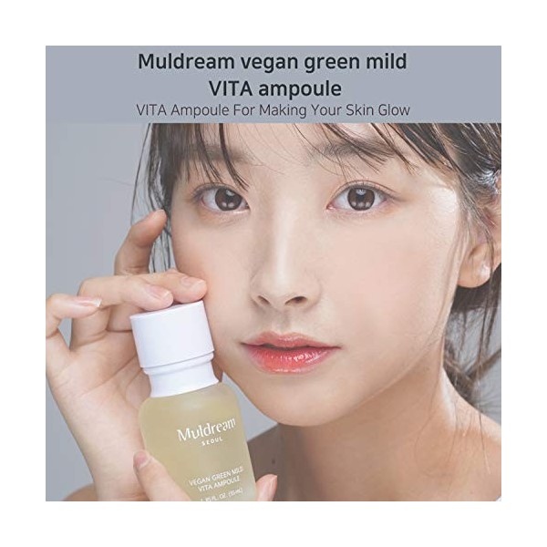 GREEN MILD VITA AMPOULE Ampoule-Serum mit Multi-Ceramiden, Adenosine & Panthenol müde, dünner werdende Haut