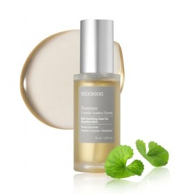 mixsoon Sérum Premium à la Centella Asiatica, Apaisant et Hydratant, Formulé avec le complexe Centella 5 pour calmer les irri