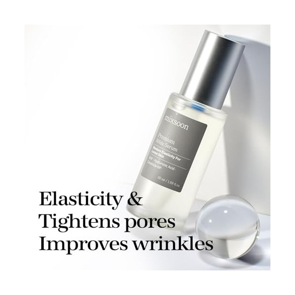 mixsoon Sérum Premium Bifida 50 ml, Fortifiant & Raffermissant, Enrichi en Lysat de Ferment de Bifida pour améliorer l’élasti