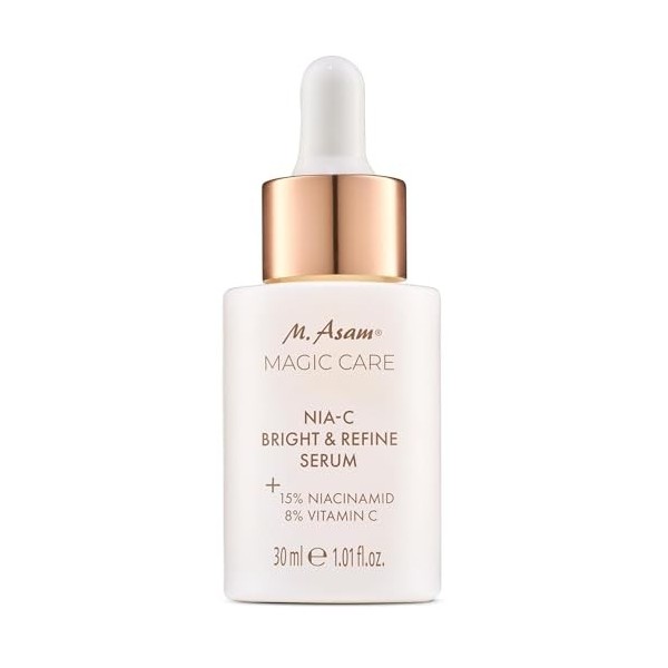 Asam MAGIC CARE Niacinamide Bright & Refine Serum 30ml - Serum Visage Au Niacinamide Et Vitamine C Serum, Soin Visage Inten
