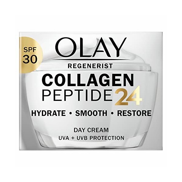 Olay Collagen Peptide MAX* Sérum pour le visage à la niacinamide et +50% de glycérine + 50 % de glycérine - Well-Aging et mén...