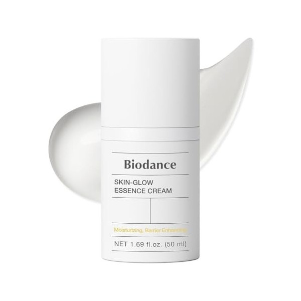 Biodance Skin-Glow Essence Cream, Moisturizing, Anti-Aging, Hyaluronic Acid & Ceramide Facial Moisturizer, Korean Skincare | 