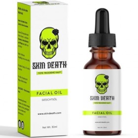 SKIN DEATH Huile pour le visage - 30 ml - Avec huile de graines de framboise, huile de rose musquée, huile de pépins de figue