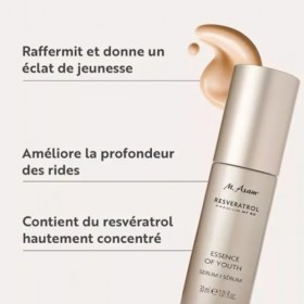 M. Asam Resveratrol Premium NT50 Sérum 30ml – Anti-aging Sérum lissant au resveratrol, Effet lissant et raffermissant, Fort