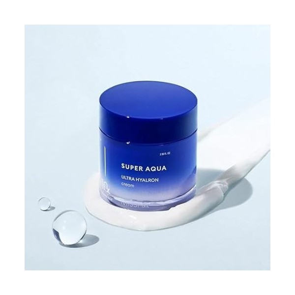 MISSHA - Crème Super Aqua Ultra Hyalron | Hydratation Profonde à lAcide Hyaluronique | Peau Radieuse et Saine | Pour Peau Gr