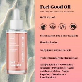 SeventyOne Percent | Feel Good Oil |Huile sèche Visage | Ultra Hydratante & Protectrice | Restaure & Lisse la Peau | Révélate...