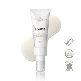 HUYGENS - L’Emulsion Visage Supernature - Certifiée BIO - Bonne Mine & Anti-Imperfections - 50ml -Convient Aux Peaux Sensible