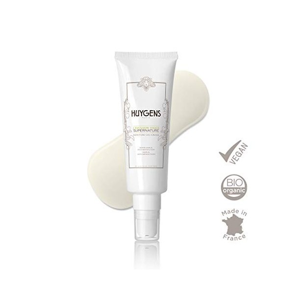 HUYGENS - L’Emulsion Visage Supernature - Certifiée BIO - Bonne Mine & Anti-Imperfections - 50ml -Convient Aux Peaux Sensible