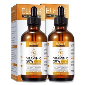 P-Beauty Sérum à la vitamine C pour le visage | Vitamine C et E, acide hyaluronique & acide salicylique | Sérum visage anti-r...