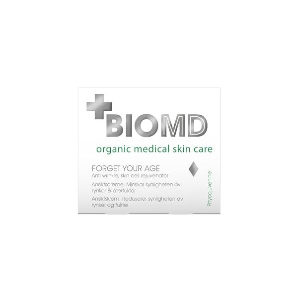 BioMD Oubliez votre âge Crème Visage, 50 ml, Hyaluron Activ B3, Anti-Âge, Rides, Lifting actif, Remplissage Hyaluron.